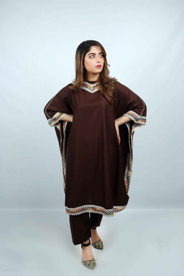 Dark Brown Marina Kaftan